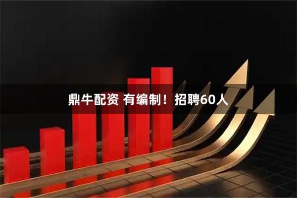 鼎牛配资 有编制！招聘60人