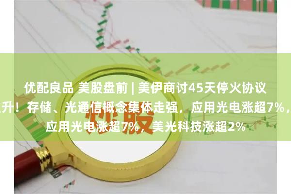 优配良品 美股盘前 | 美伊商讨45天停火协议，三大期指集体拉升！存储、光通信概念集体走强，应用光电涨超7%，美光科技涨超2%